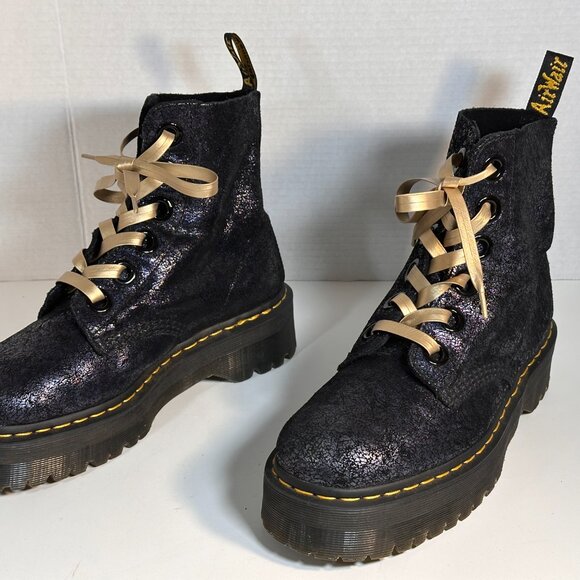 Ladies size 10 Dr Martens New Platform Molly Boots - Picture 15 of 15